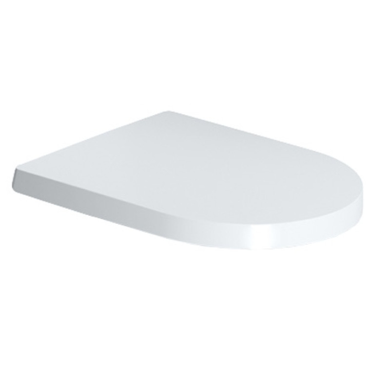 Duravit poda sēdriņķis ar vāku ME by Starck Compact, QR/SC, balts