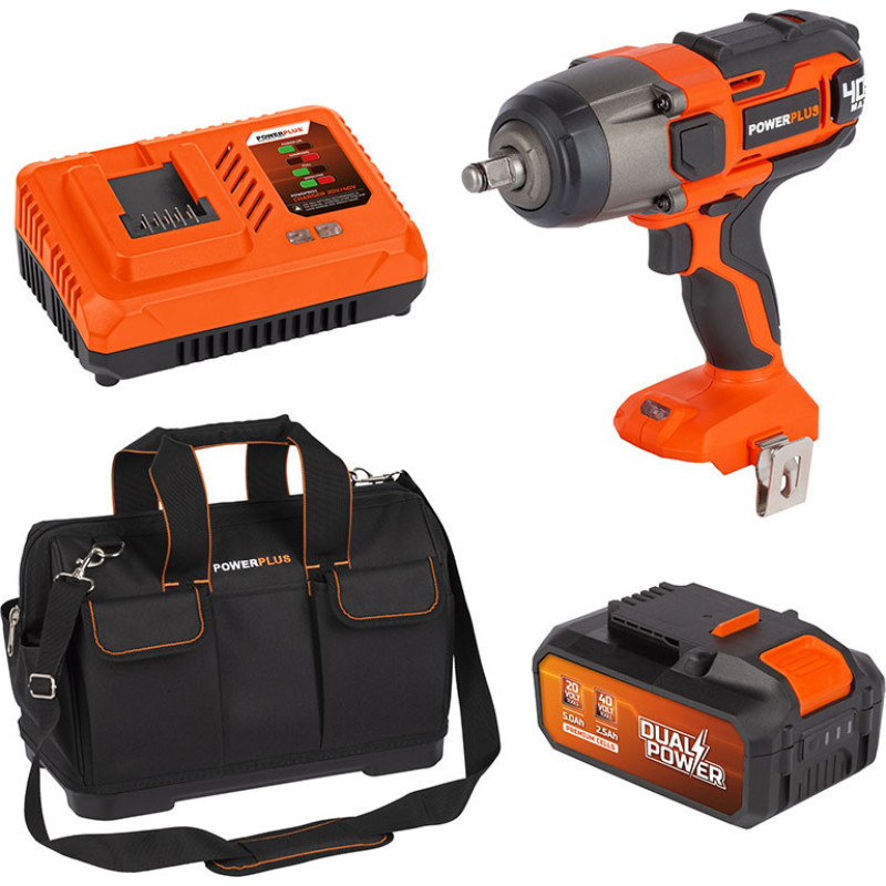 Powerplus Uzgriežņu atslēga 40V 350NM POWDP204001 POWERPLUS DP