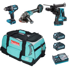 Makita Akumulatora instrumentu komplekts MAKITA DK001GD3+ 40V MAX XGT