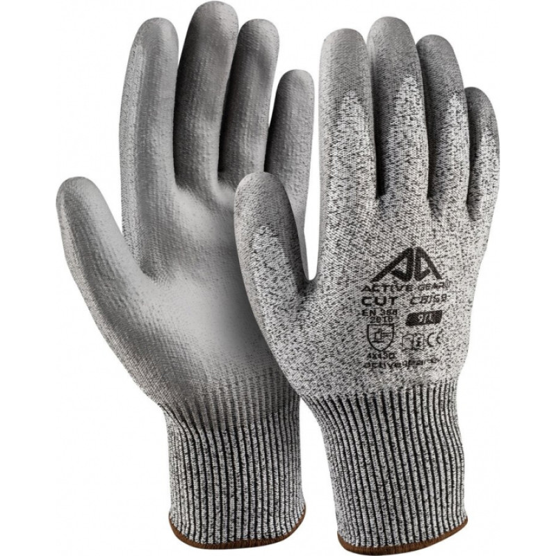 Active Gear Pretgriezuma darba cimdi, 11/XXL izm., Active CUT C8170