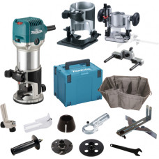 Makita Vertikālā frēze MAKITA RT0702CX2J ar piederumiem