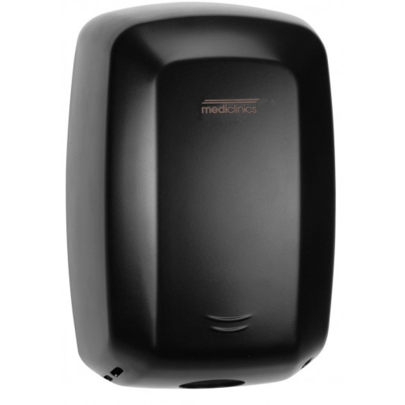 Mediclinics roku žāvētājs Machflow, ar sensoru, tērauda, melns