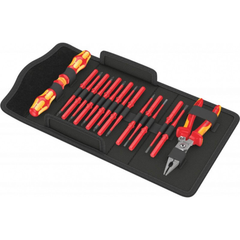 Wera 17 daļu instrumentu komplekts elektriķiem WERA KK VDE 17 Extra Slim 1