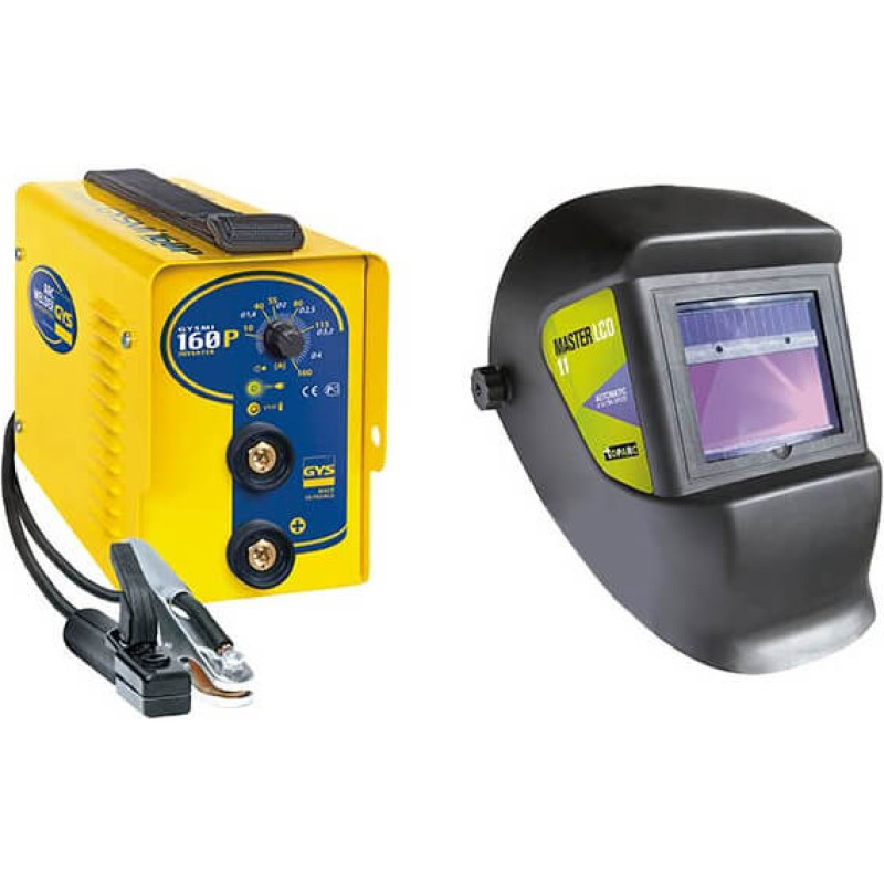 GYS Metināšanas aparāts Gysmi 160P ar pašaptumšojošu masku LCD 11