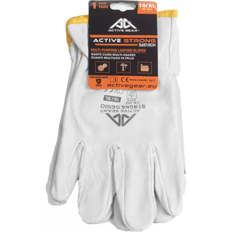 Active Gear Teļādas darba cimdi, 10/XL izm., Active STRONG S6510CH