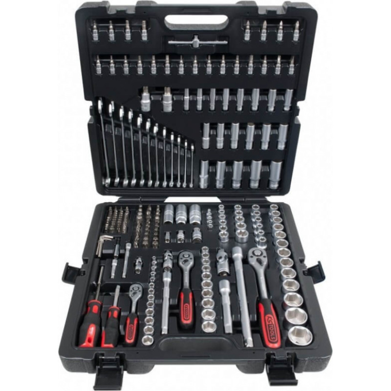 Ks Tools 1/4+3/8+1/2'' galatslēgu komplekts 216pcs, KS Tools