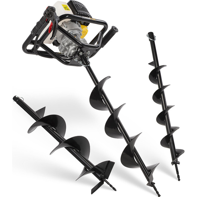 Powerplus Zemes urbis benzīna 52cc +3 urbji POWXG50551 POWERPLUS