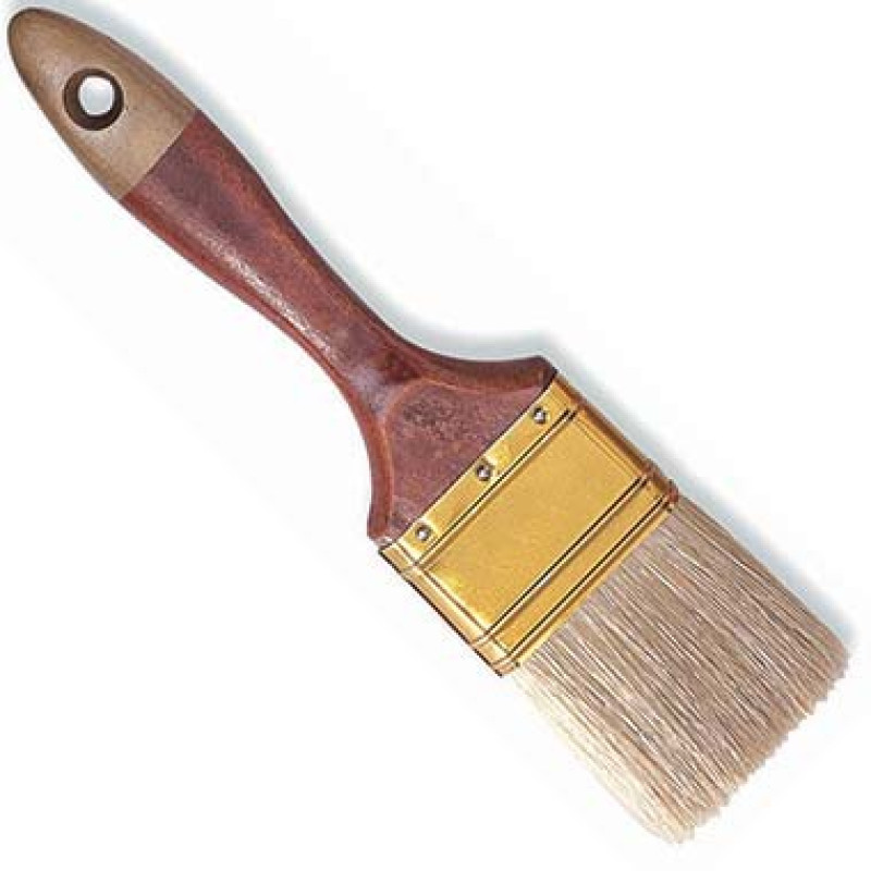 Color Expert Ota 40mm, plakana, gaiši sari, beicēts koka kāts
