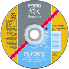 Pferd Agresīvs slīpēšanas disks PFERD E150-7 A24 L PSF
