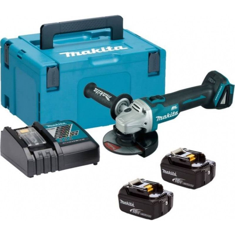 Makita Akumulatora leņķa slīpmašīna MAKITA DGA506RTJ