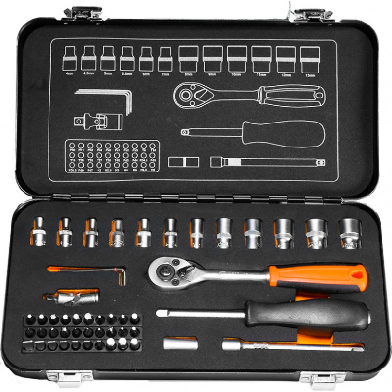 Gson Instrumentu komplekts 1/4'' (50gab.) 500010 GSON