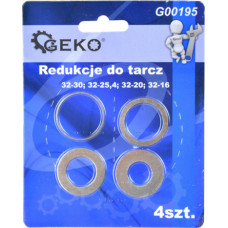 Geko Zāģa ripu redukcijas gredzenu komplekts (4gab.) Geko