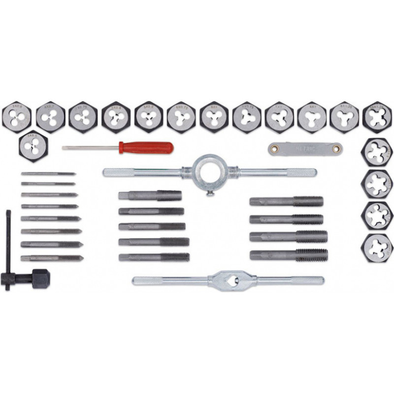Kreator Vītņgriežu komplekts M3 - M12 (40gab.) Kreator