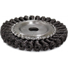 Novoabrasive Diskveida birste M14 175mm, pīti tērauda sari NOVOABRASIVE