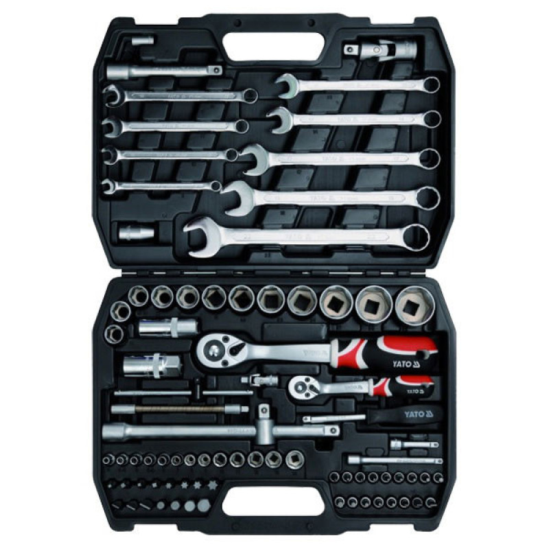 Yato Instrumentu komplekts 1/4'', 1/2'' (82gab.) YT-12691 YATO