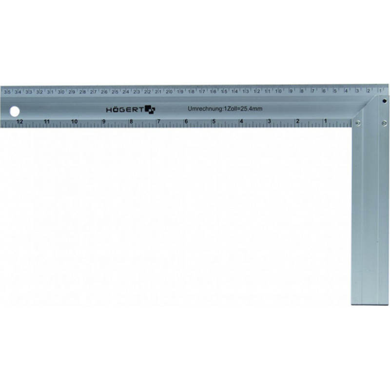 Hogert Leņķis alumīnija 450mm HT4M206 HOGERT