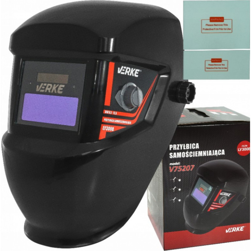 Verke Metinātāja maska melna, automātisks filtrs LY300B VERKE