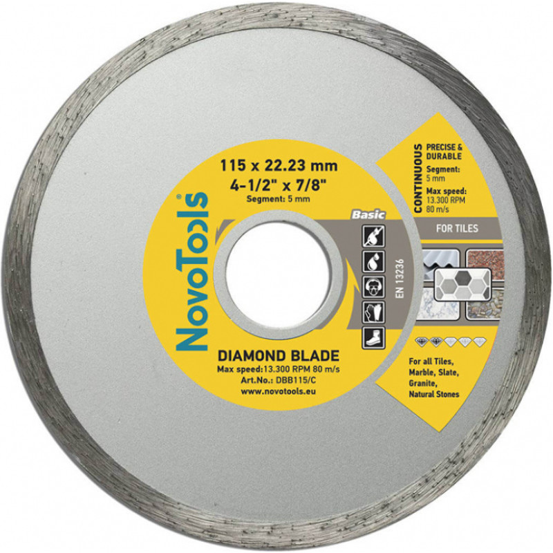 Novoabrasive Dimanta griezējdisks 115x22.2mm NOVOABRASIVE