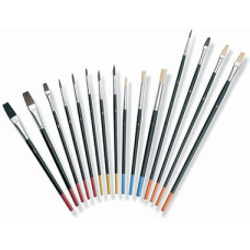 Color Expert Mākslinieku otu komplekts (15gab.) gaiši un melni sari