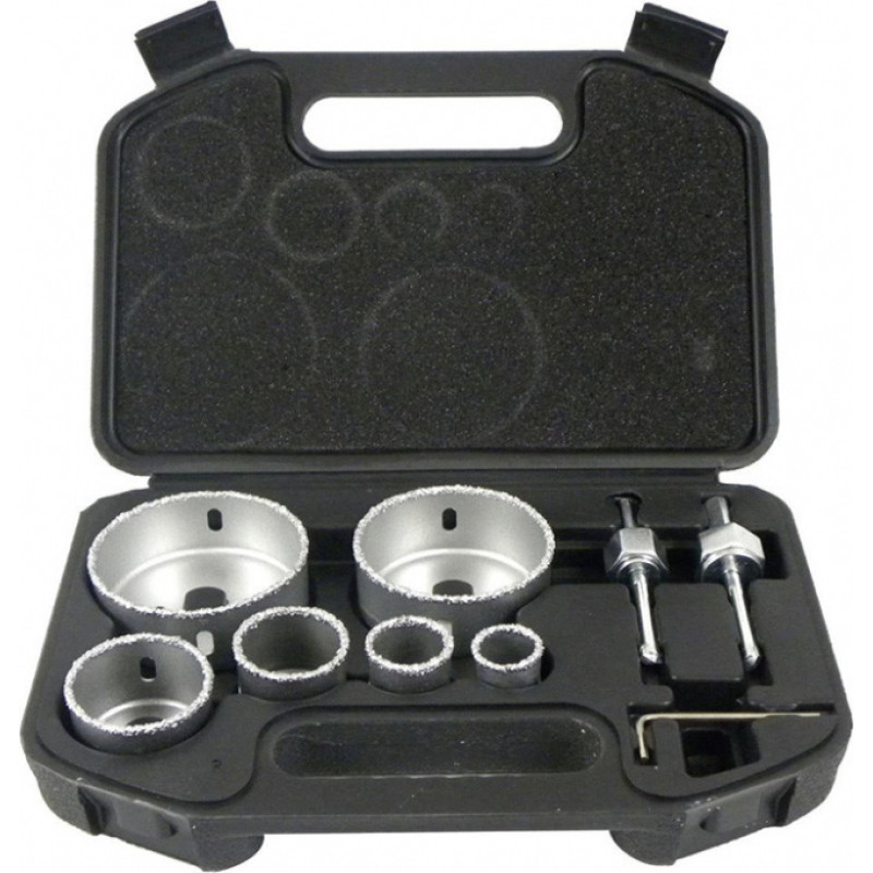 Geko Kroņurbju komplekts 22-73mm (6gab.) pārklāti ar karbīdu Geko