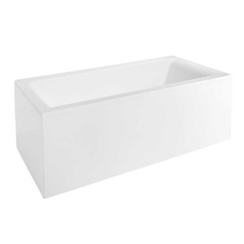 Balteco vanna Forma, 1690x750 mm, ar paneļiem un rāmi, ar sifonu, balta akrila