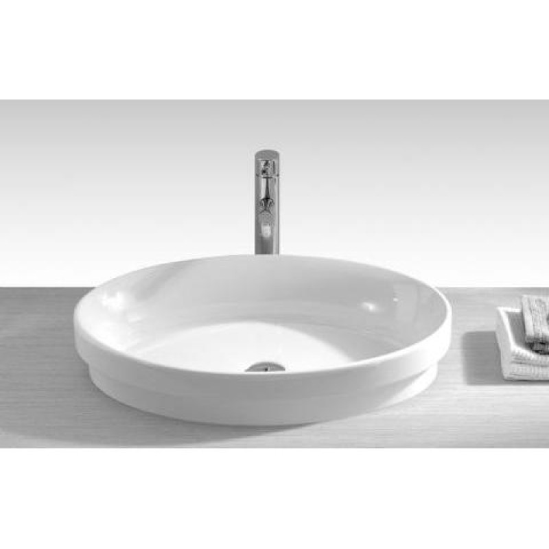 Ceramica Gala izlietne Ovalo, 635x390 mm, uz virsmas, balta