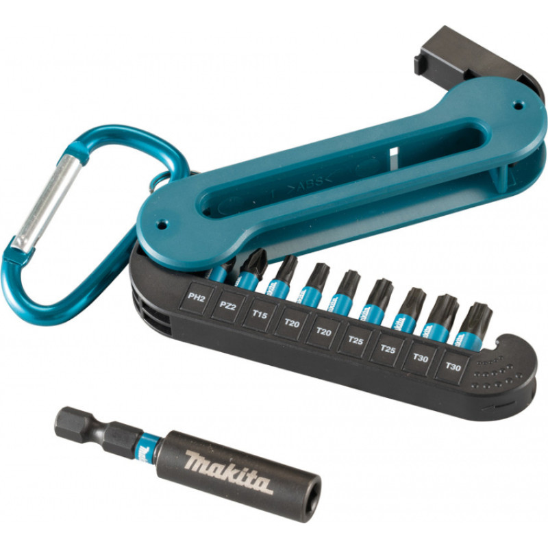 Makita Uzgaļu komplekts ar karabīni Impact Black 10gab. E-15811 MAKITA