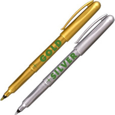 Centropen Marķieris, permanentais, apaļš, Ø1mm, sudrabs