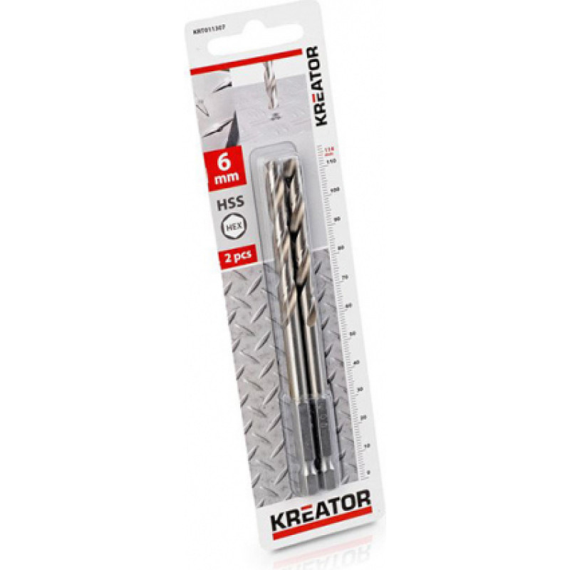 Kreator HEX urbis metālam HSS 6.0x114mm (2gab.) Kreator