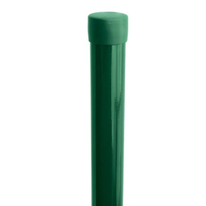 Besk Apaļš žoga stabs, zaļš D48mm 2m 1.2mm