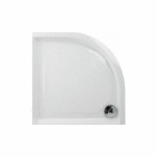 PAA dušas paliktnis Classic, 800x800 mm, r=550, ar paneli, balts