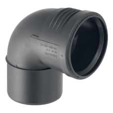Geberit Silent-PP Skaņu slāpējošas kanalizācijas līkums 87.5°, D75mm