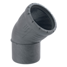 Geberit Silent-Pro Skaņu slāpējošas kanalizācijas līkums 45°, D50mm