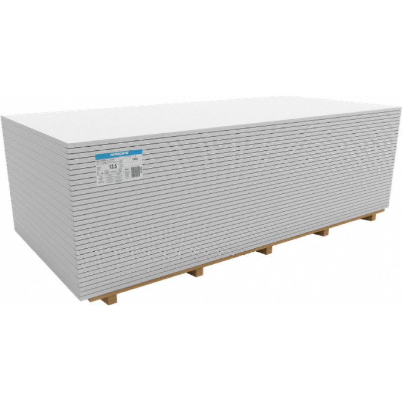 Norgips Q (GKB) standarta reģipsis (ģipškartons) 12,5x1200x3300mm