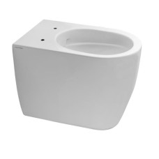 Scarabeo pods Moon Clean Flush, stiprināms uz grīdas, 360x545 mm, universāls izvads, balts