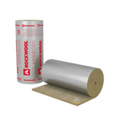 Rockwool Klimamat  (Alu Lamella Mat) Vertikāli orientētas šķiedras akmens vates ruļpaklājs 60x1000x8000mm, iepak. 4.0m2