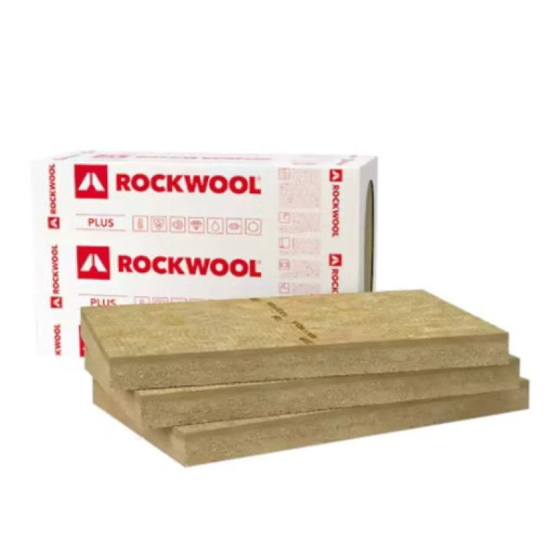 Rockwool Ventirock Plus Pretvēja izolācijas plāksnēs ventilējamām fasādēm 180x600x1000mm, palete 36m2