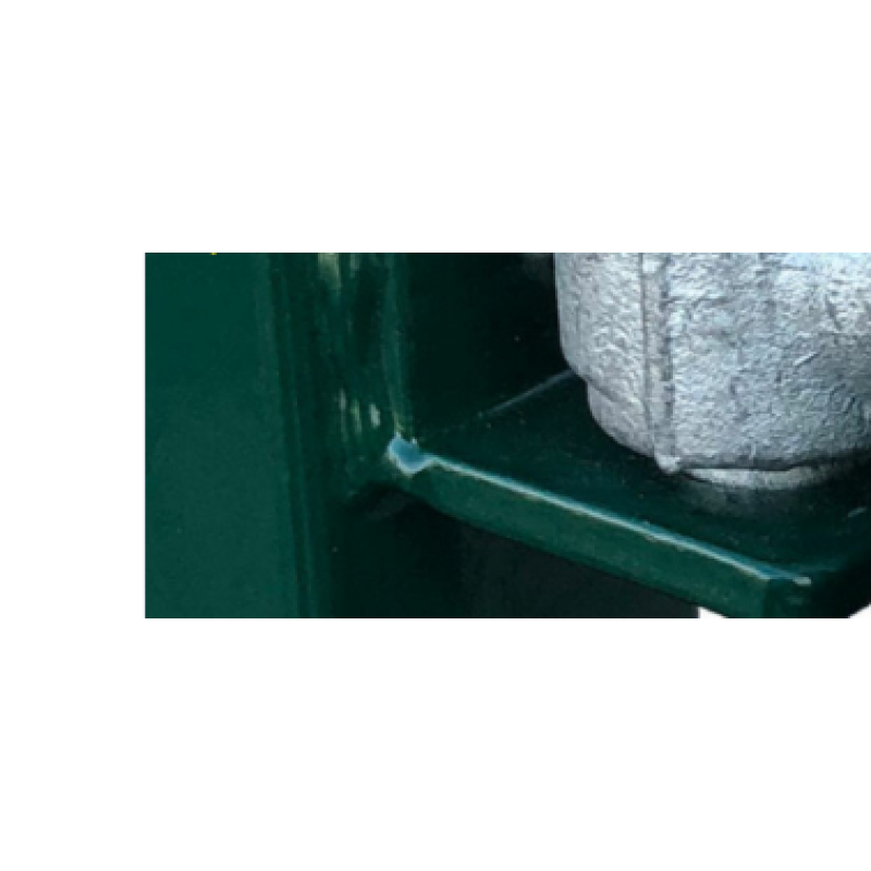 Vilmars Žoga Vienviru vārti ar kvadrātprofila stabiem, Zaļš, 1m platums 1.2x1m