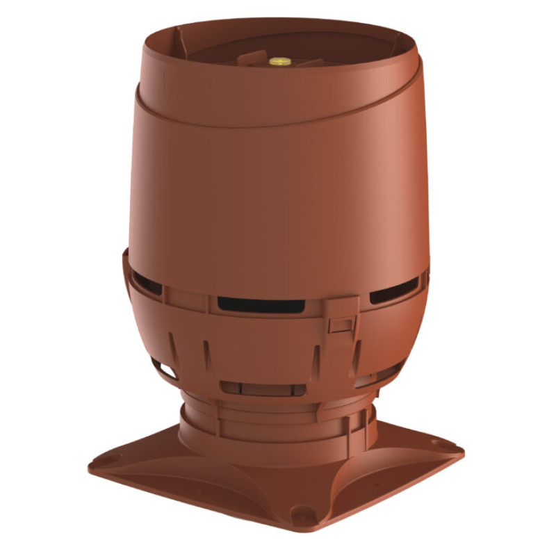 Vilpe 125S 250x250 FLOW Izplūdes ventilācijas izvads, ķieģeļsarkans