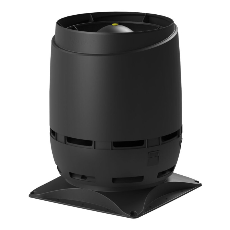 Vilpe 250S 400x400 FLOW Izplūdes ventilācijas izvads, melns