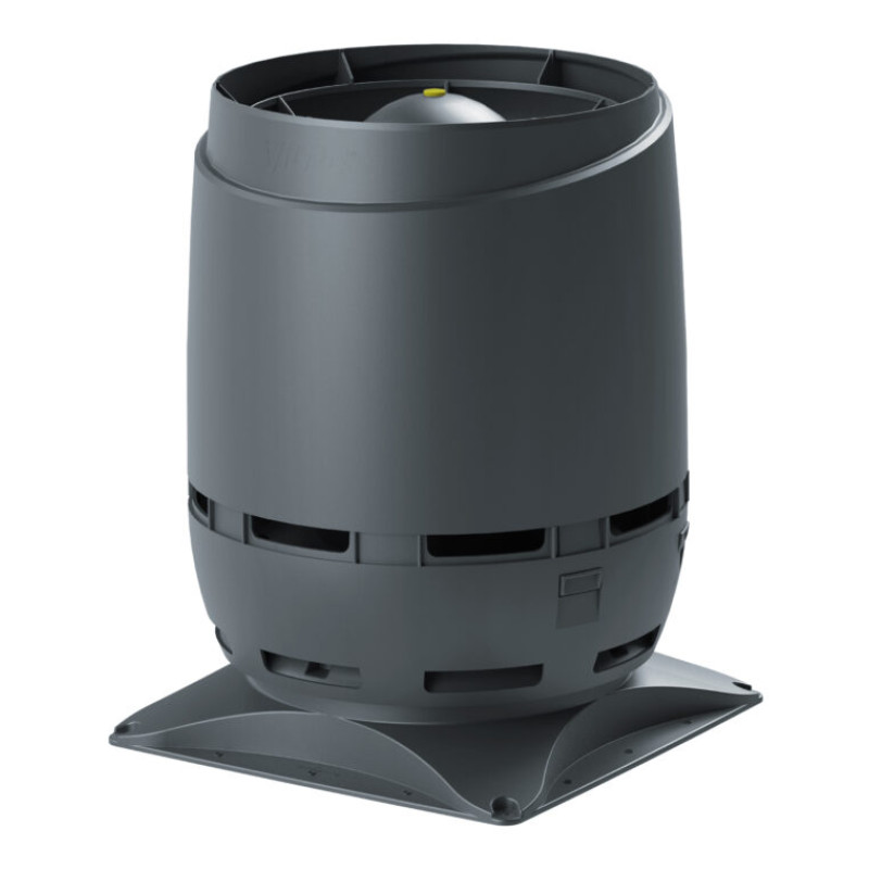 Vilpe 250S 400x400 FLOW Izplūdes ventilācijas izvads, pelēks