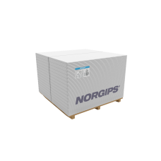 Norgips S (GKB) standarta reģipsis (ģipškartons) 12,5x1200x2500mm