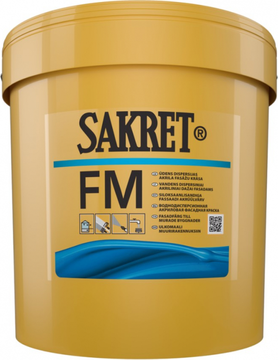 Sakret FM Ūdens dispersijas akrila krāsa
