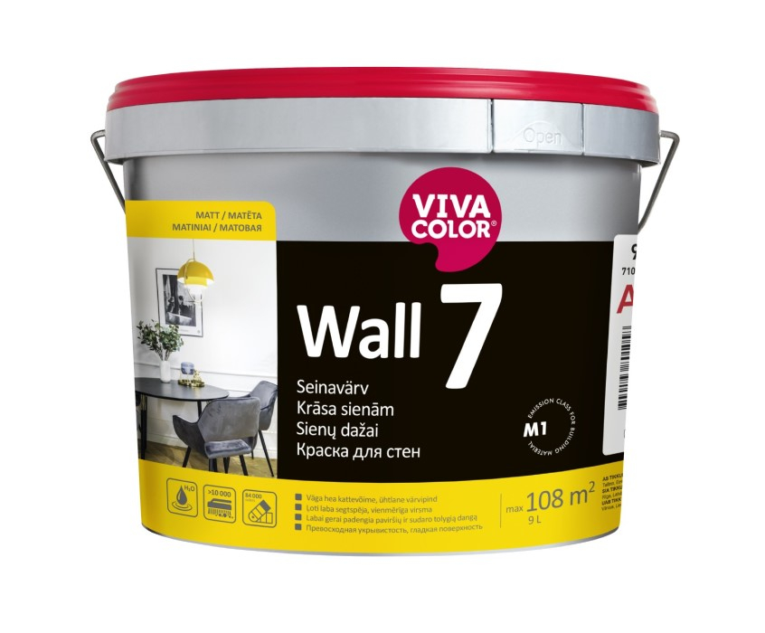 Vivacolor Wall 7 A Sienas krāsa