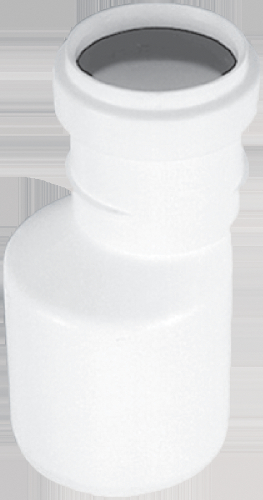 Magnaplast PPHT baltā pāreja D40x32 -