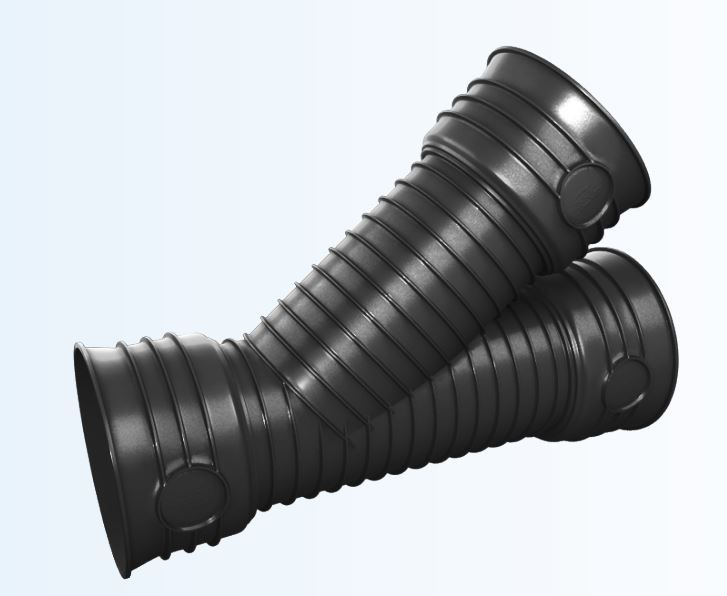 Magnaplast PP trejgabals 45` D200 -
