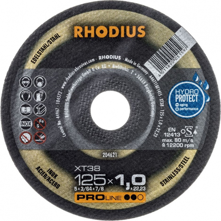 Rhodius Plāni griešanas diski XT38 115x1