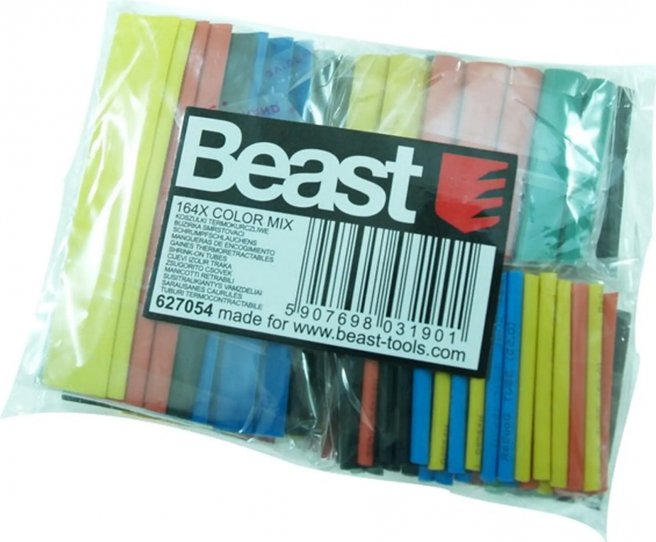 Beast Termocauruļu komplekts krāsaini 164gb