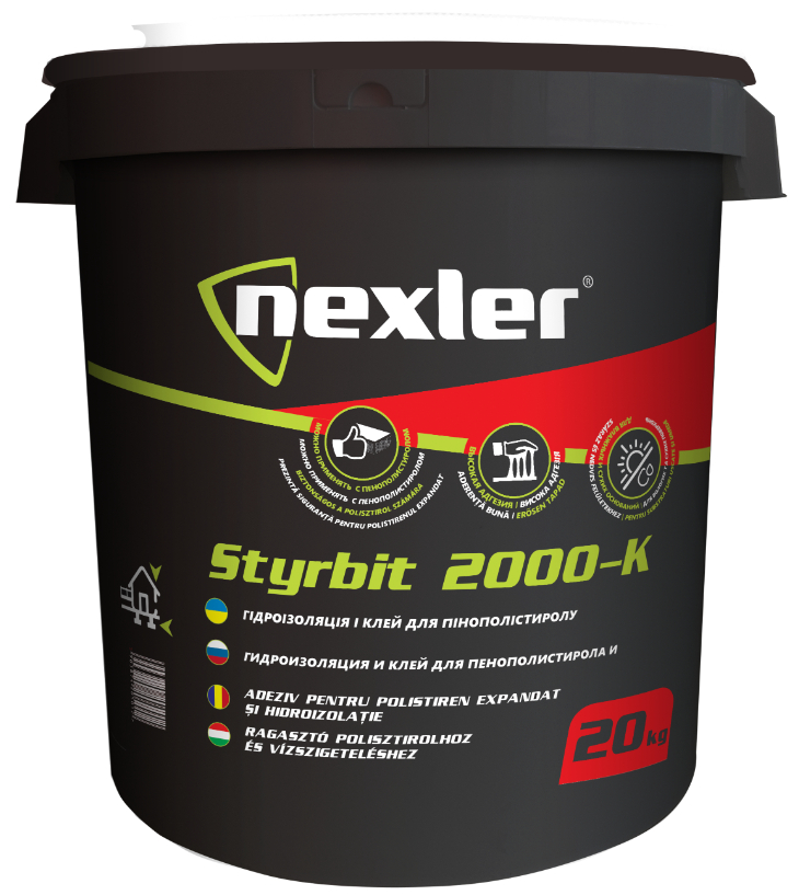 Nexler Styrbit 2000K EPS, XPS bituma
