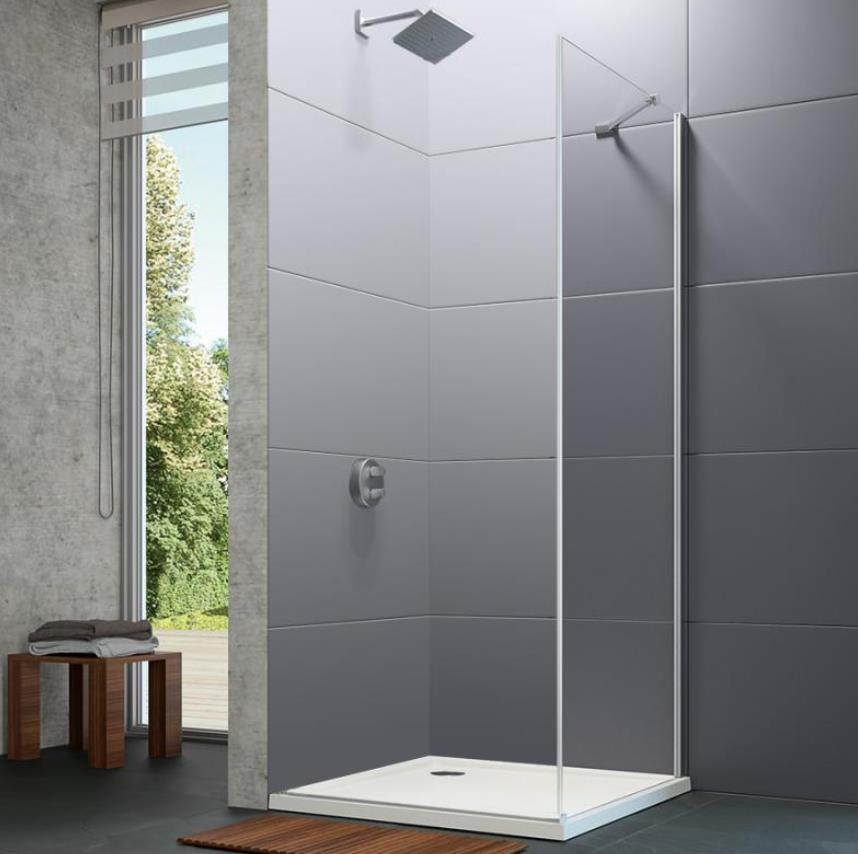 Huppe dušas siena stūrim Design pure